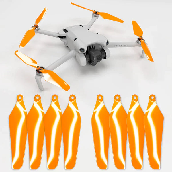 Mini 4 / 3 Pro SUPER STEALTH Upgrade Propellers (Full Set) (Variety of Colours)