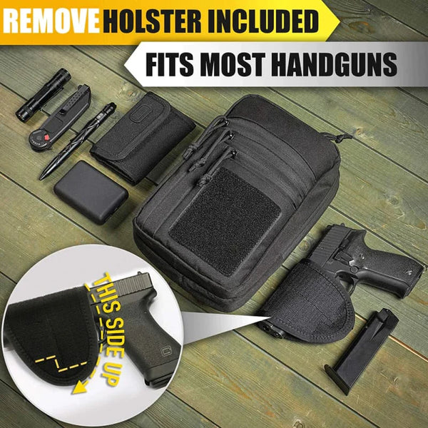 Tactical Gun Bag Military Shoulder Strap Bag Hunting Gun Holster Pouch Pistol Holder Case for Handgun Adjustable Pack