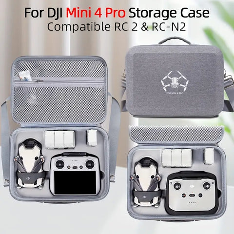 DJI Mini 4 Pro Scratch-Resistant Shoulder Bag ** Can Store up to 6 Batteries **