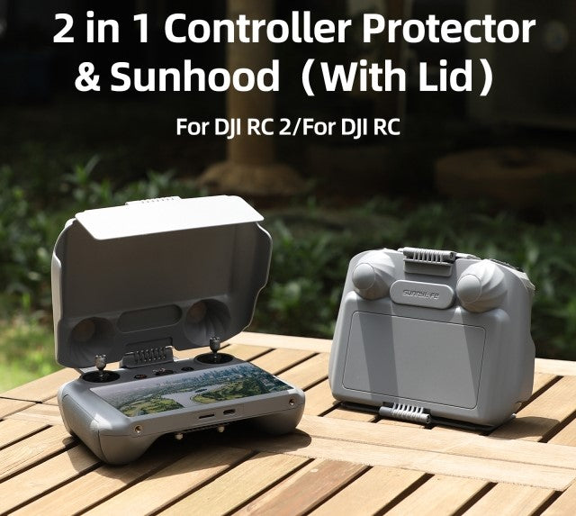 2 in 1 Controller Protector with Sun Hood DJI RC 2/1 for Air 3 – DroneGearZA