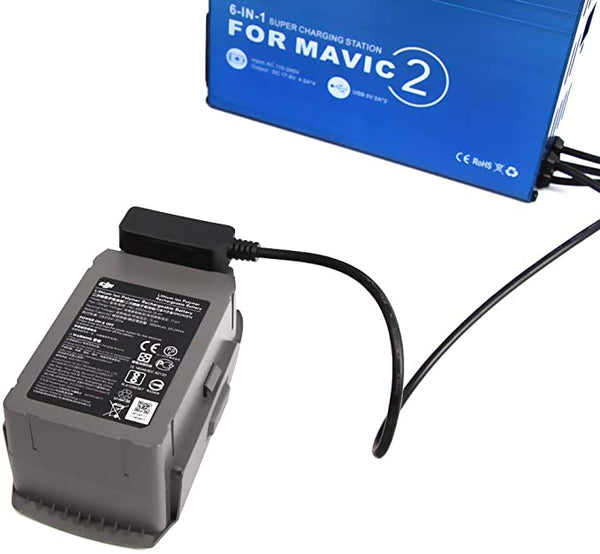 6  in 1 Multi Battery Charging Hub for DJI Mavic 2