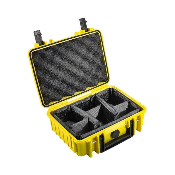 B&W 1000 Case - Available in Black and Yellow with Foam