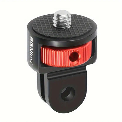 360° Reinforced Anti-Reverse CNC Two Card Head Turn 1/4 Adjustable Metal Adapter