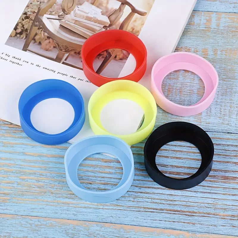 Silicone Round Non-Slip Bottle Cover (FITS 6.5CM/2.56IN)