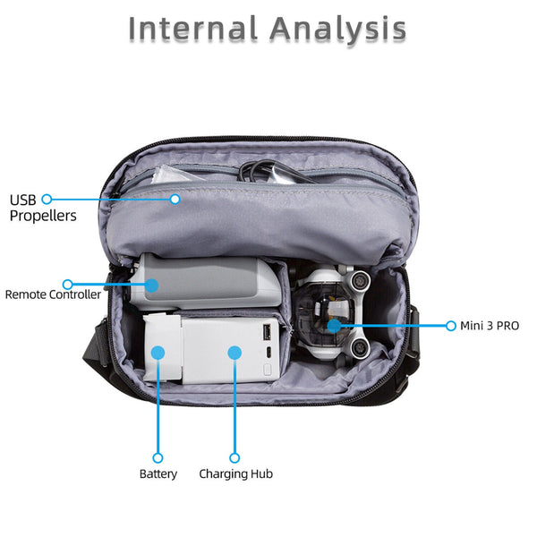 Shoulder Bag Travel Carrying Case For DJI Mini 3 Pro