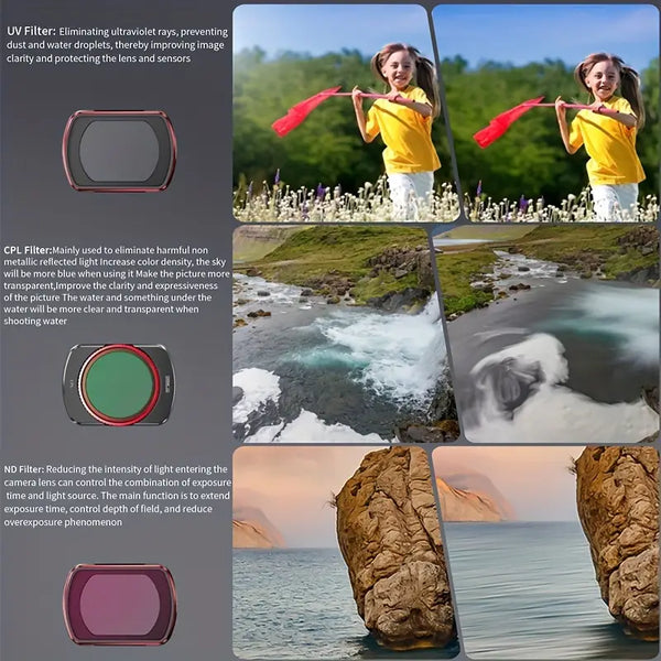 STARTRC ND Filters Set For DJI Osmo Pocket 3 Creator Combo
