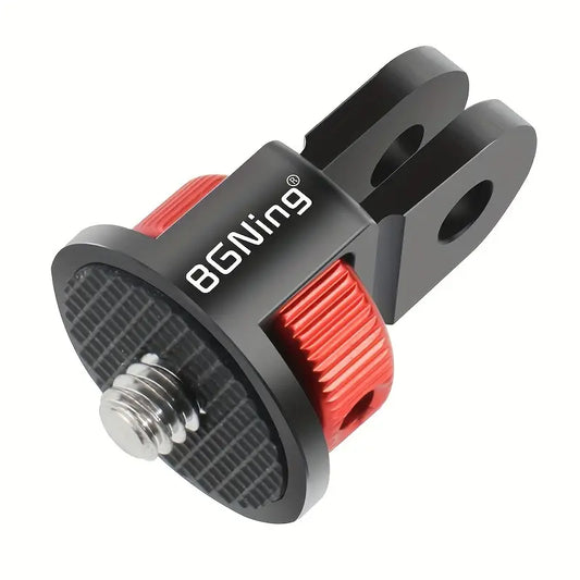 360° Reinforced Anti-Reverse CNC Two Card Head Turn 1/4 Adjustable Metal Adapter