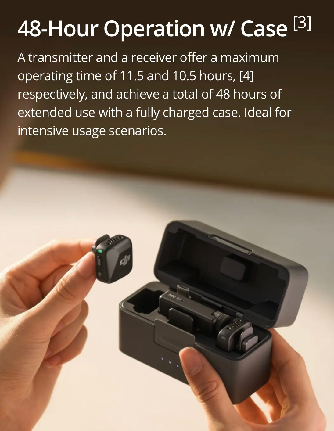 DJI MIC MINI (2 TX + 1 RX + CHARGING CASE)