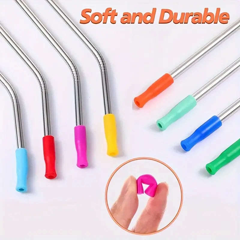 10PC Silicone Straw Sleeve For Lizzard Voyager / Stanley Cup