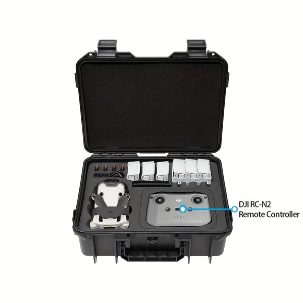 DJI Mini3/Mini3Pro/Mini 4 Pro Explosion Proof Box For DJI RC/RC 2/RC-N2 Remote Control ** Can Store up to 7 Batteries **