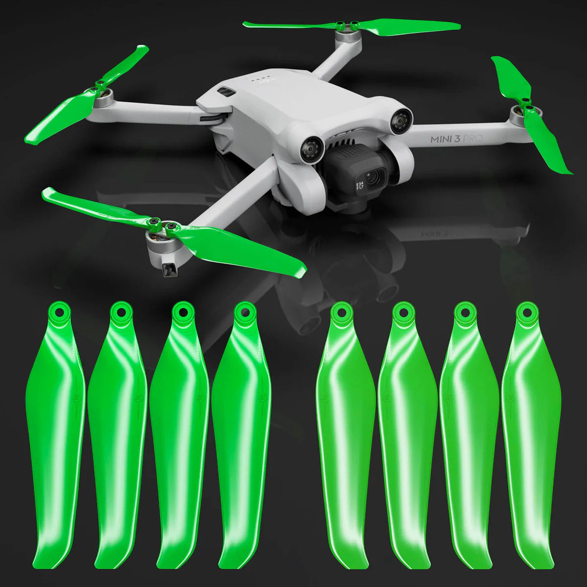 DJI Mini 3 Pro / 4 Pro STEALTH Upgrade Propellers (Variety of Colours)