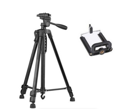 Portable Tripod Stand With Phone Holder -3366