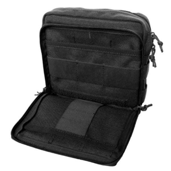 Heavy Duty Outdoor First Aid Tactical Bag Black - Rip Away Medical Bag