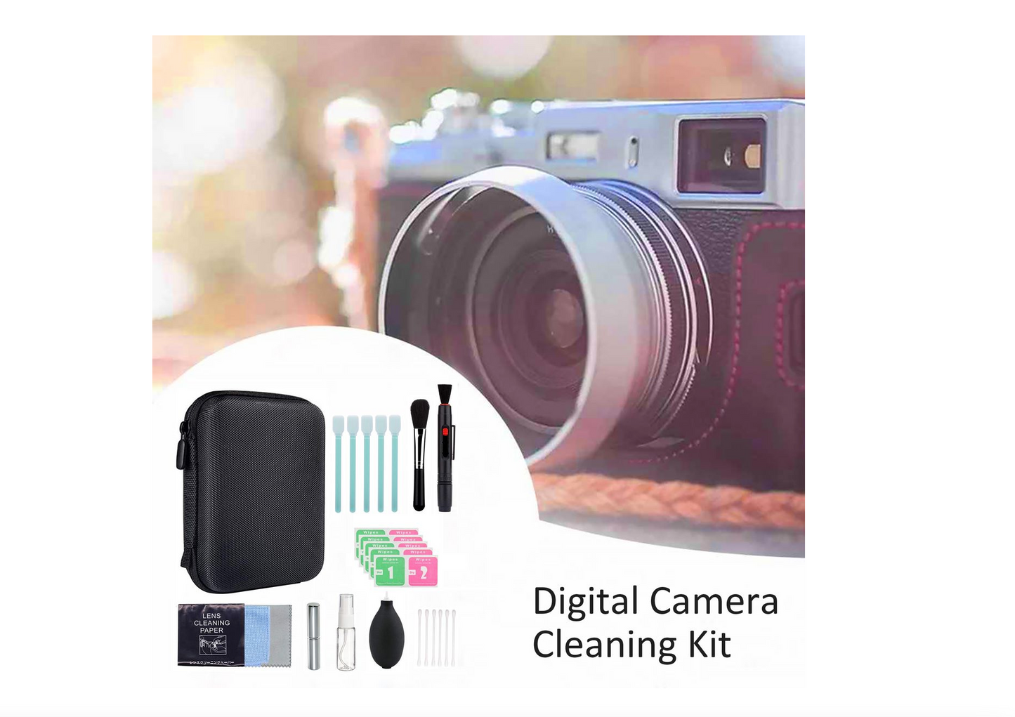 12Pcs Camera Lens Cleaning Tools Kit