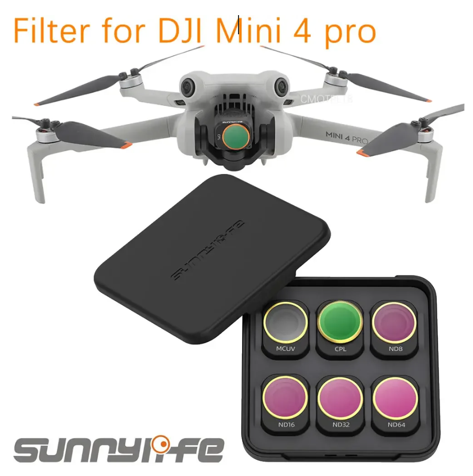 MINI 4 PRO ND FILTERS ( MCUV + CPL + ND8+ND16+ND32+ND64)