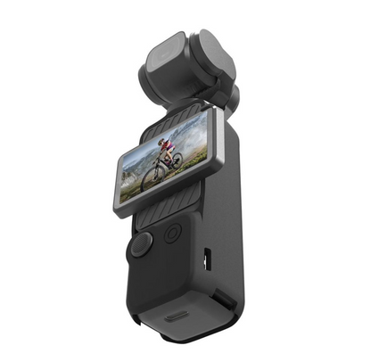 PULUZ 3 in 1 Silicone Protector for DJI OSMO Pocket 3 (Black)