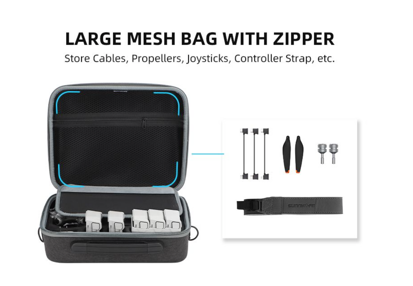 Sunnylife Protective Combo Case for DJI Mini 4 Pro