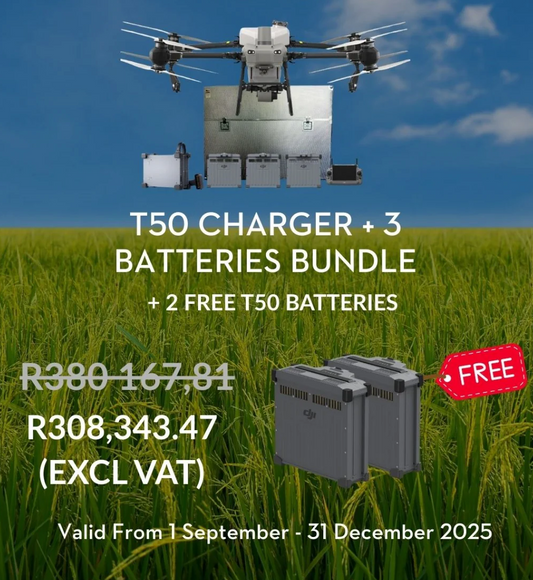 DJI T50 Charger + 3 Batteries Bundle - ON SPECIAL ORDER