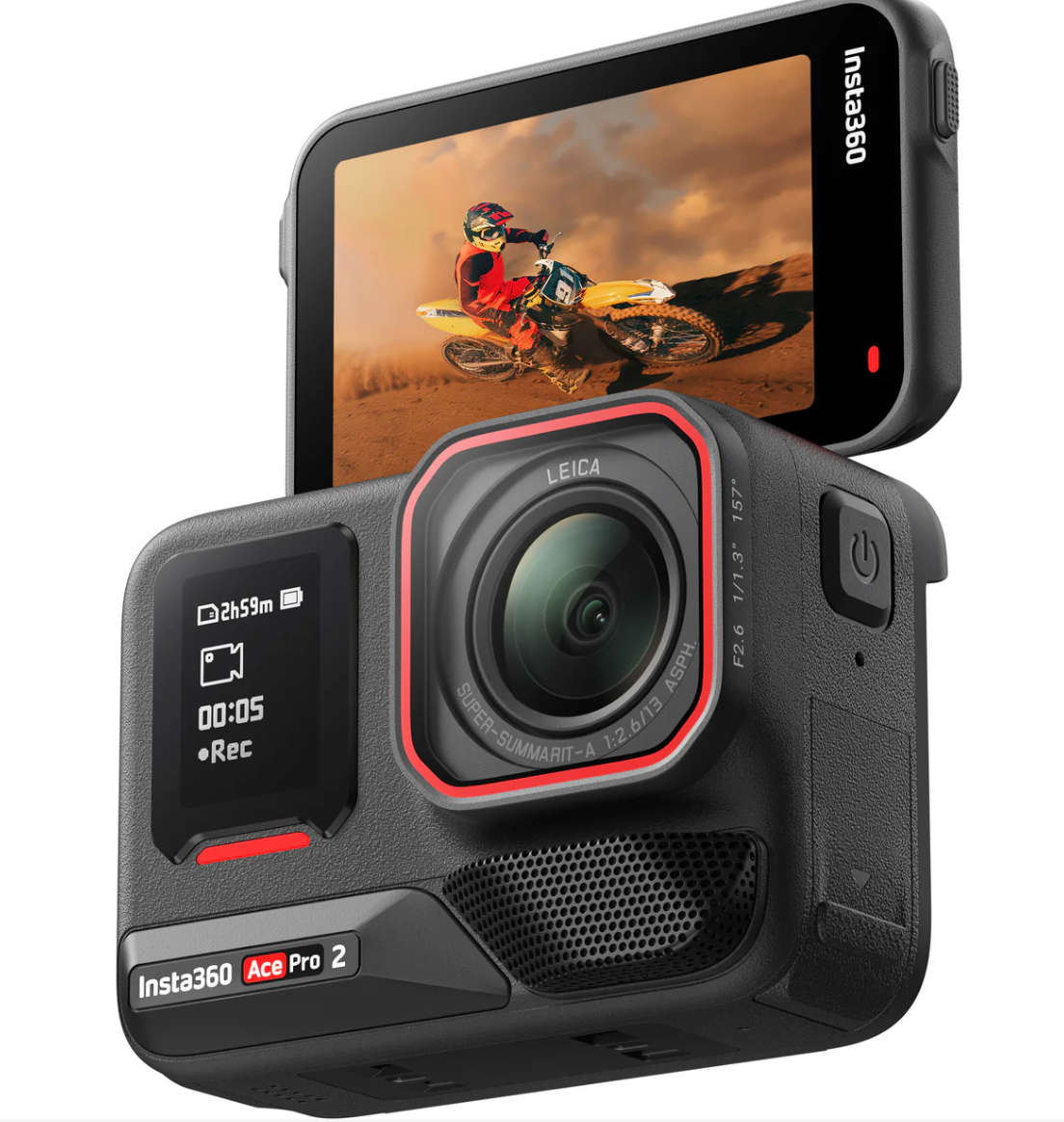 Insta360 Ace Pro 2 Action Camera + Dual Battery Bundle