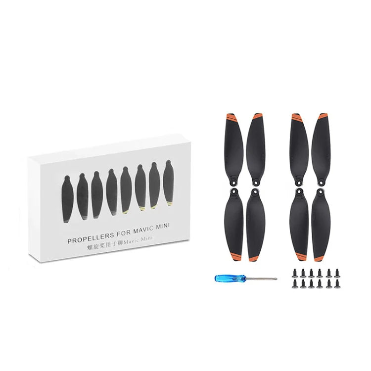 Mavic Mini Propellers ( Full Set - Orange Edge) (GENERIC)