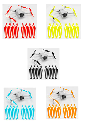 Mini 4 / 3 Pro SUPER STEALTH Upgrade Propellers (Full Set) (Variety of Colours)