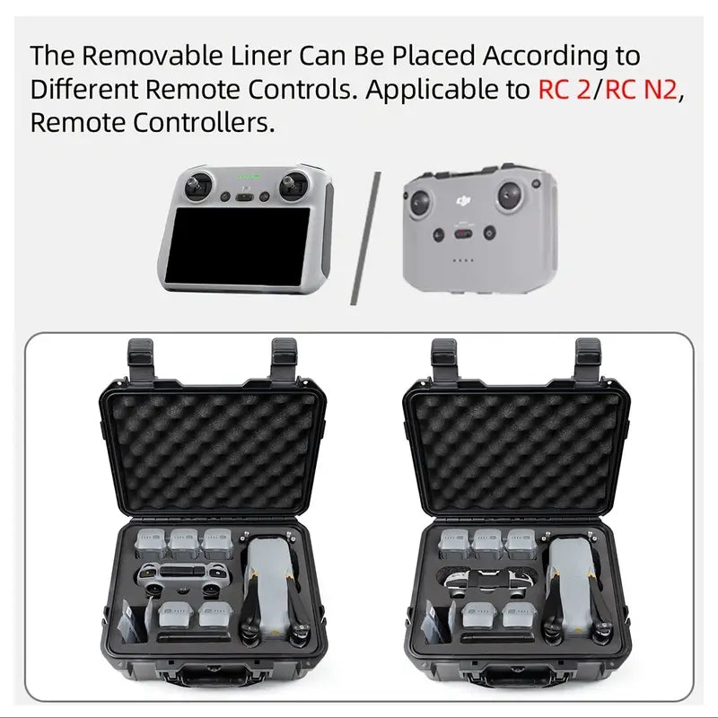 Hard Pelican Type Case for DJI Air 3 (No Strap Included)