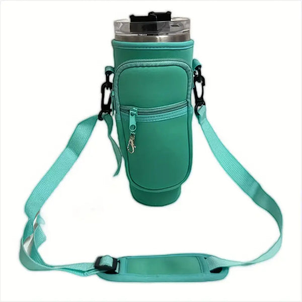 1pc Solid Colour Water Bottle Insulated Sleeve for Lizzard Voyager, Stanley