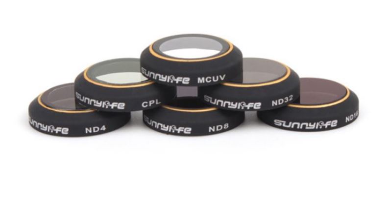 Sunnylife Mavic Pro 6 Pack of Filters ND4, ND8, ND16, ND32, CPL, MCUV