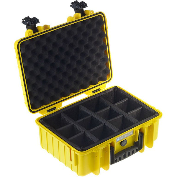 B&W 3000 Case - Available in Black & Yellow with Foam or Padded Inserts