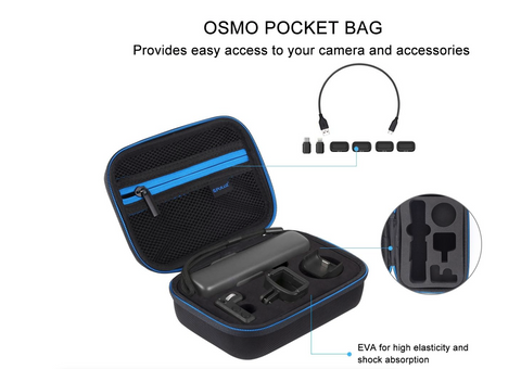 Hard-Shell Carry Case for DJI Osmo Pocket/Pocket 2 & Accessories