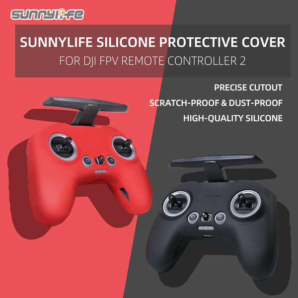 Silicone Protective Cover for DJI FPV Remote Controller (Black)