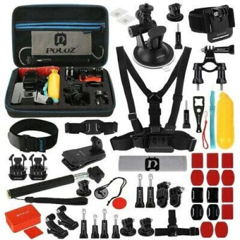 PULUZ 53-IN-1 Accessory Kit for Action Cameras